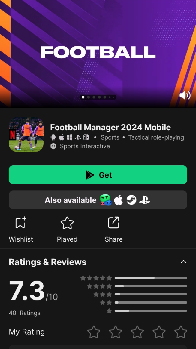 TapTap interface showing a game with reviews, download button and game overview
